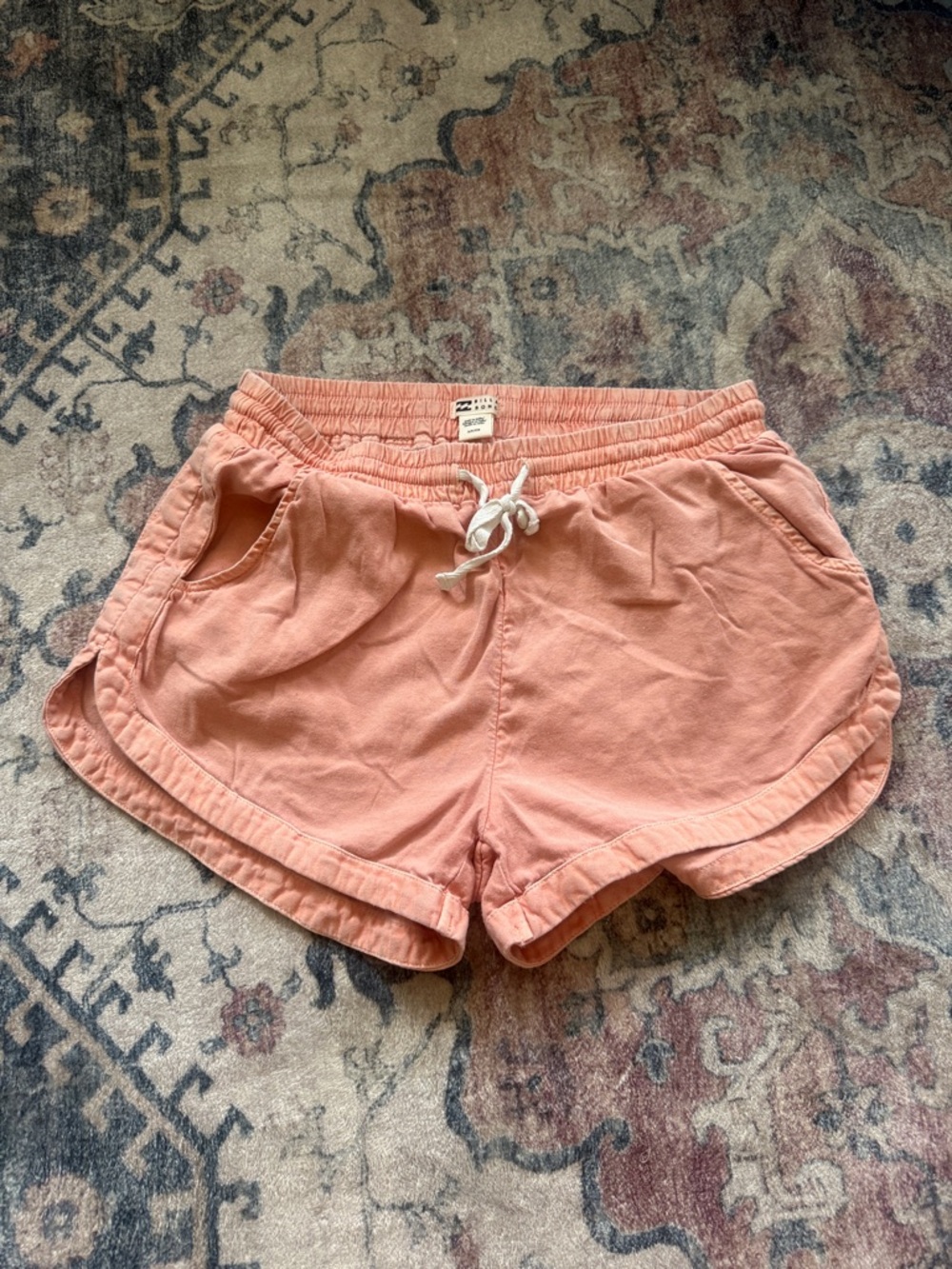 Billabong Coral Drawstring Athletic Shorts